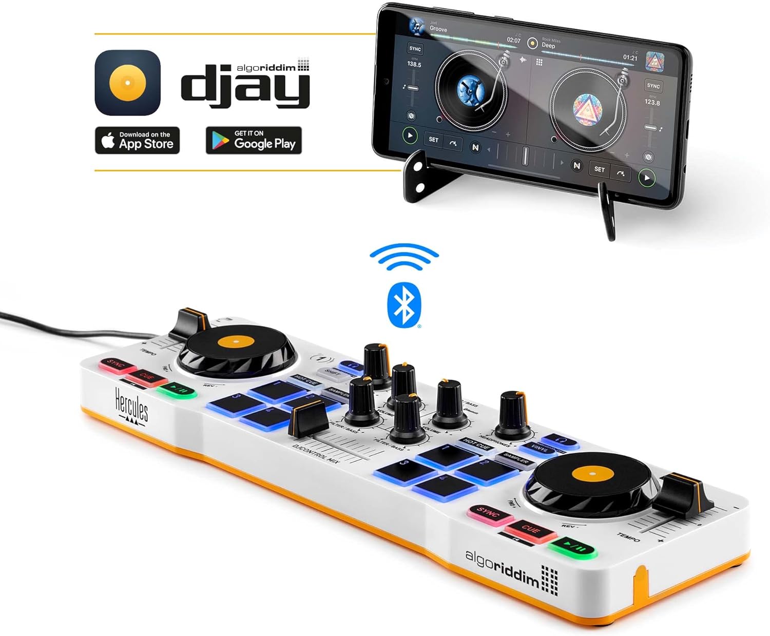 Hercules DJControl Mix DJ Starter Pack per Smartphones