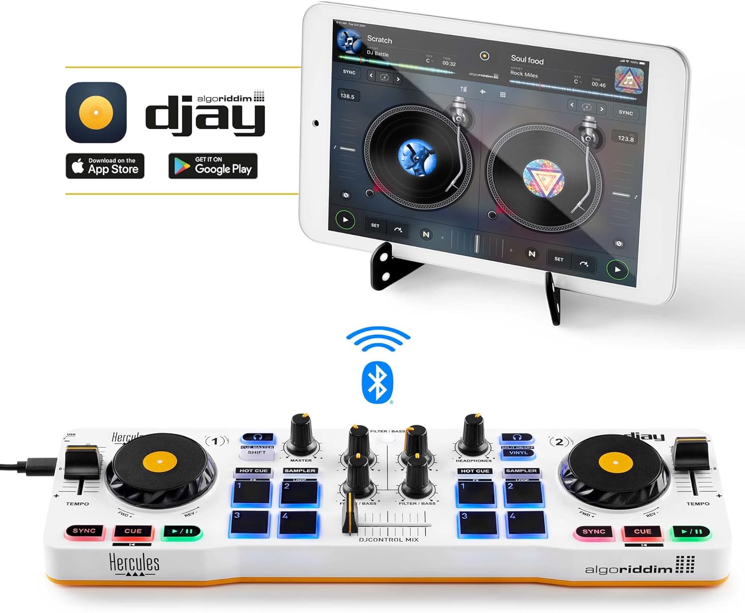 Hercules DJControl Mix DJ Starter Pack for Smartphones