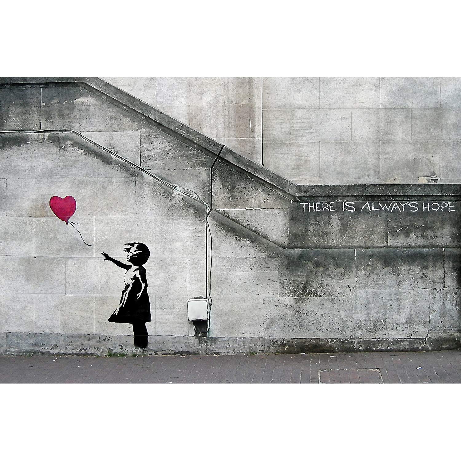 Women s Banksy Street art Graffiti Banksy Balloon Girl t shirt