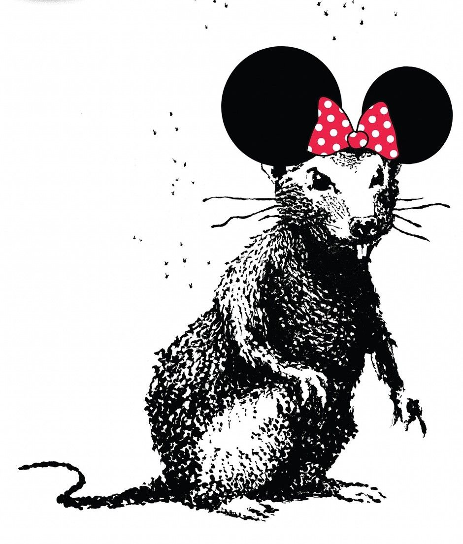 Banksy Rat babe T shirt